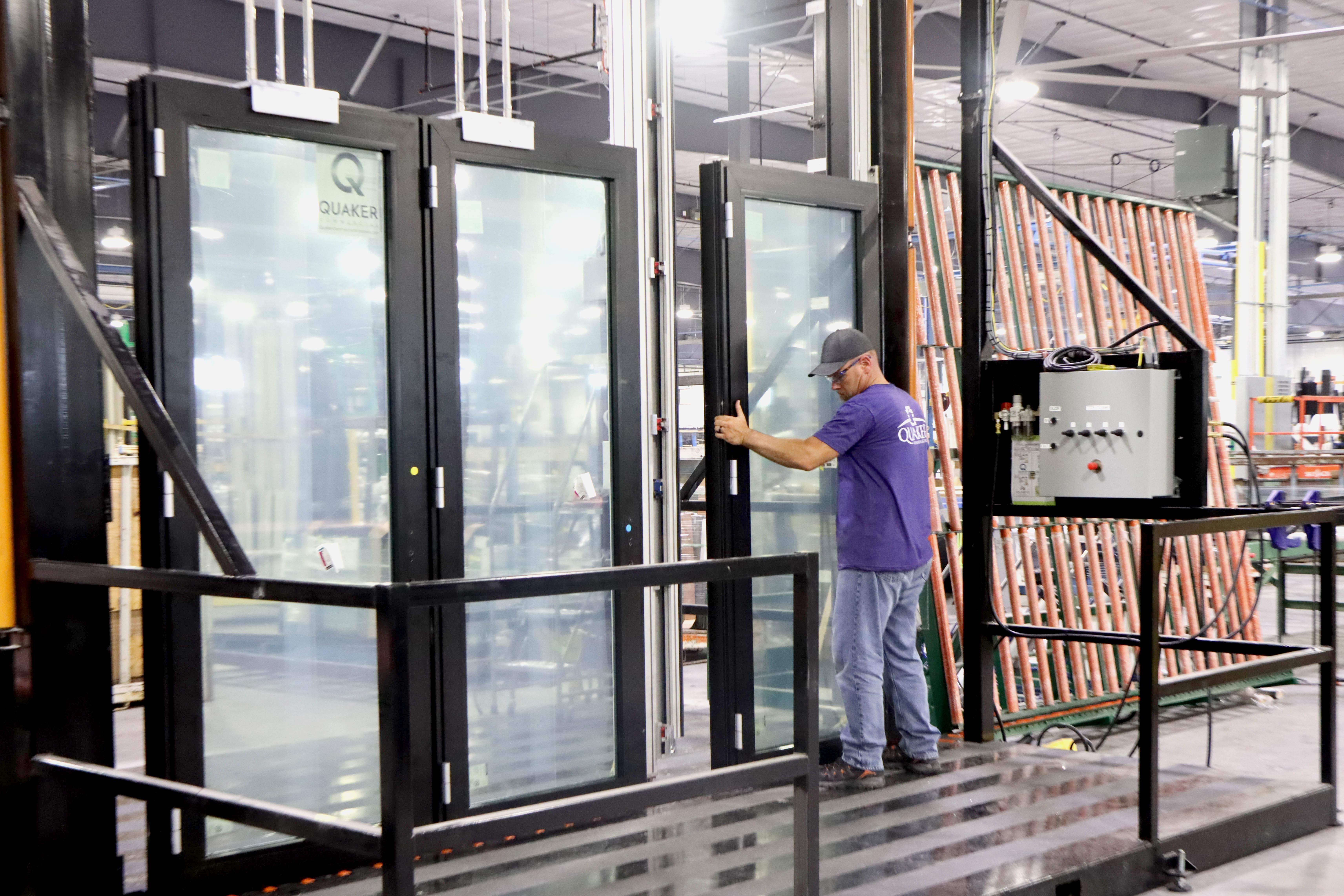 Quaker Windows & Doors production floor